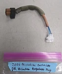 2006 Mitsubishi Outlander Driver Rear Left Window Regulator Plug 510259. Fixed Price $24.95.
