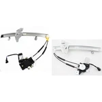 Pair Set Of 2 Window Regulators Glass Front Driver & Passenger Side Sedan. Fixed Price $100.17.