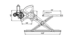 Power Window Motor Regulator Assembly Tyc Fits 01-07 Toyota Highlander. Fixed Price $103.25.