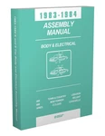 1983-1984 Chrysler Assembly Manual Body Electrical Dodge Lebaron New Yorker Etc. Fixed Price $34.00.