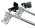 Speedway Motors, Latch Style Window Net Bar Kit 24 Inches, Steel, Pair. Fixed Price $46.35.