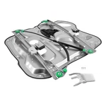 Front Left Door Window Regulator Assembly For Hyundai Santa Fe 2007-2009. Fixed Price $69.59.