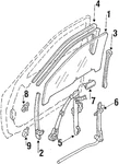 Genuine Mazda Window Regulator FB67-59-560B. Fixed Price $646.76.