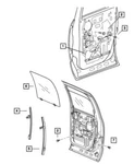 Genuine Mopar 2002-2010 Dodge Ram 2500 Door Window Regulator Left 55276103AD. Fixed Price $123.57.