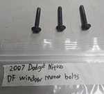 2007-2011 Dodge Nitro Front Left Driver Window Motor Bolts Oem 1001800-A001. Fixed Price $24.94.