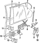 Genuine Bmw Window Regulator 51-34-1-944-071. Fixed Price $219.08.