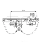 Power Window Motor Regulator Assembly Tyc Fits 04-08 Pontiac Grand Prix. Fixed Price $119.99.
