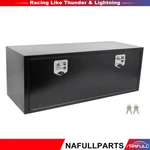 Black Steel 48"X18"X18" Underbody Truck Trailer Pickup Storage. Fixed Price $354.64.