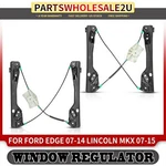 2PCS Front Lh & Rh Power Window Regulator Ford Edge 2007-2014 Lincoln Mkx. Fixed Price $82.78.