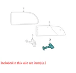 2015-2018 Dodge Grand Caravan Right Rear Window Motor Used 04717606. Fixed Price $35.99.