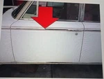 Rolls Royce Silver Shadow Left Front Door Molding From 66 To 80. Fixed Price $195.00.