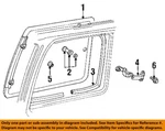 Chrysler Oem 84-90 Caravan Side Panel Glass-latch 5257683. Fixed Price $30.74.