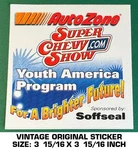 Autozone Super Chevy Show - Vintage Original Vinyl Decal Sticker. Fixed Price $5.79.