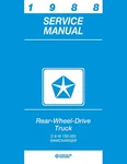 1988 Dodge D/w 150-350 Truck, Ramcharger Shop Manual. Fixed Price $75.04.