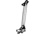 Honda 72750-T2A-A03 Left Rear Power Door Regulator For 13-17 Accord. Fixed Price $249.97.