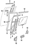 Genuine Gm Window Regulator 15623248. Fixed Price $94.97.