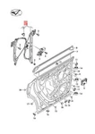 Audi RSQ8 4MN Window Regulator Without Motor 4M8839462A No Duty. Fixed Price $243.35.