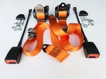 Bmw E10 Automatic Seat Belt Orange Set Of Pieces 1502 1602 1802 2002 - New. Fixed Price $161.93.