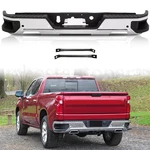 Chrome Rear Bumper W/park Sensor W/dual For 2019-2023 Chevy Silverado Gmc Sierra. Fixed Price $289.99.