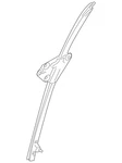 Genuine Mazda Window Regulator Guide N243-59-6AXB. Fixed Price $69.41.