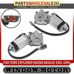 2X Front Left & Right Window Lift Motor Ford Explorer 1991-1994 Mazda Navajo. Fixed Price $70.08.