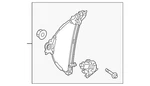 Genuine Kia 2018-2023 Rio Window Regulator 82401-H9100. Fixed Price $147.41.