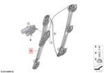 Genuine Bmw F39 X2 16D 18D Window Lifter Without Motor Front Left 51337462603. Fixed Price $214.15.