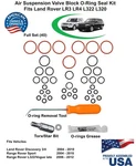Air Suspension Valve Block O-ring Kit For Land Rover LR3 LR4 Range Sport. Fixed Price $29.00.