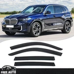 Window Visors Fits 19-26 Bmw G05 X5 Tape On Vent Rain Sun Guards Deflectors. Fixed Price $32.99.