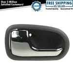 Trq Left Interior Door Handle Chrome & Gray For 1995-2003 Mazda Protege. Fixed Price $9.43.