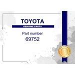 Genuine Toyota Front Door Lock Control Knob Holder Left Part No. 69752-35020. Fixed Price $31.00.