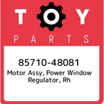 85710-48081 Toyota Motor Assy, Power Window Regulator, Rh 8571048081, New Genuin. Fixed Price $481.80.