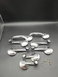 1958 Chevy Oem 5-CHROME Window Door Crank 4151872/4151869 Assorted Handles. Fixed Price $34.00.
