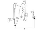 Genuine Ford Window Regulator 6L3Z-1627000-AA. Fixed Price $151.20.