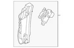 Genuine Ford Regulator Window Less Moto 8A5Z-5427008-B. Fixed Price $93.95.