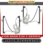2X Front Lh & Rh Power Window Regulators W/ Motor For Bmw 525I 528I 530I 540I M5. Fixed Price $101.28.