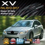 For 12-17 Subaru Xv Crosstrek 3D Jdm Mugen Style Smoked Window Visor Vent Shade. Fixed Price $38.99.