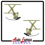 New Front Left & Right Power Window Regulators Set W/motors Lh Rh 90-93 Accord. Fixed Price $91.90.
