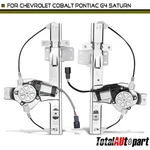 2X Power Window Regulator & Motor For Chevy Cobalt 05-10 Pontiac G5 Saturn Rear. Fixed Price $90.99.