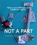 2000-09 Honda S2000 Window Regulator Driver Premium Rebuild Service. Fixed Price $160.00.
