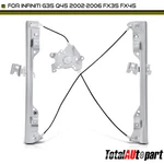 Power Window Regulator For Infiniti G35 03-06 FX35 03-04 FX45 Front Driver Lh. Fixed Price $90.99.
