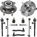 10PC Front Wheel Hub Bearings Tie Rods Kit For 2014 2015-2017 2018 Mazda 3 Sport. Fixed Price $205.95.