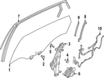 Genuine Nissan Window Motor 82750-5MR5A. Fixed Price $284.70.