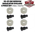 4PC Gm Window Regulator Rollers 1940-1963 Chevy Buick Olds Pontiac Cadillac. Fixed Price $16.92.