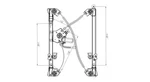 Power Window Regulator With Motor 04-08 Ford Series Ld Reg/crew Front Left. Fixed Price $71.00.