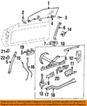 Gm Oem 91-05 88 Rear Door Glass Hardware-motor 19153542. Fixed Price $369.98.