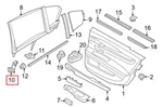 Bmw 7 F01 F02 Rear Left Door Sun Blind Support 51359168839 No Duty To. Fixed Price $67.69.