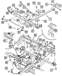 Genuine Mopar Stabilizer Bar Link Bracket 4721062AA. Fixed Price $10.23.