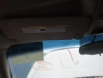 Gmc Sierra 150 Driver Left Sun Visor Illuminated 2011 Gray Used 268-02036L. Fixed Price $80.70.
