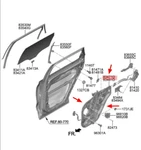 Oem 83471-J5500 Power Window Regulator Rear/left Door For Kia Stinger 2018 2022. Fixed Price $269.95.